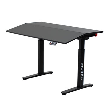 Tilt-Adjustable Gaming Desk with RGB Lights